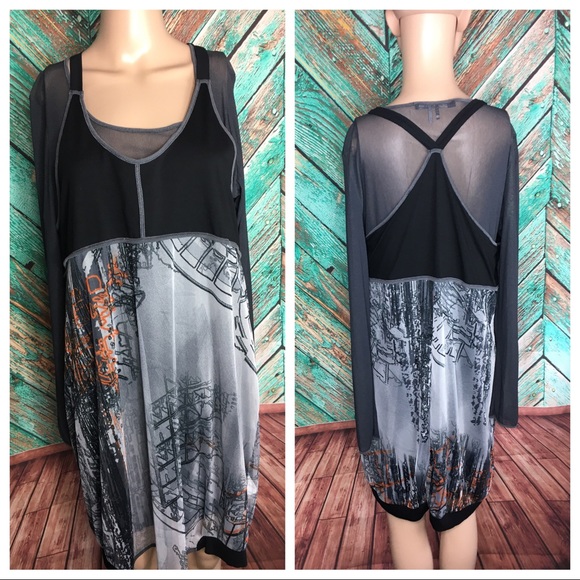 Mado Et Les Autres Sheer Racerback Dress - Picture 2 of 7